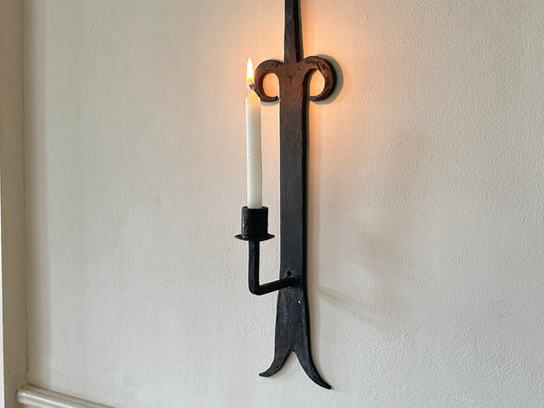 Forged Candle Wall Sconce