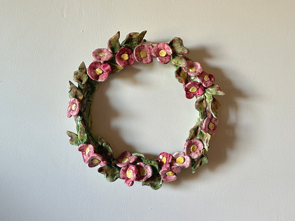 Ceramic Floral Wreath
