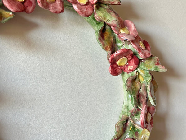 Ceramic Floral Wreath