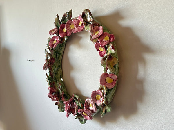 Ceramic Floral Wreath