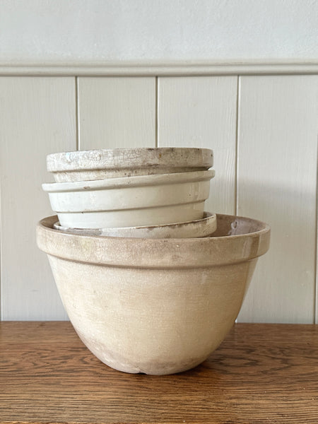 Tea Stained Pudding Bowl