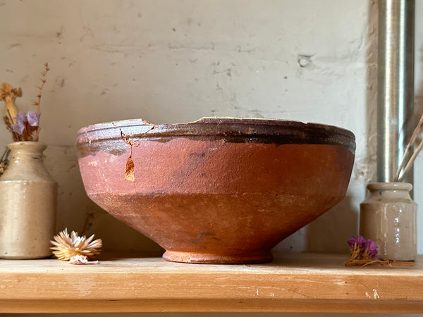 2 Hungarian Clay Bowls