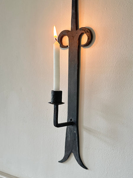 Forged Candle Wall Sconce