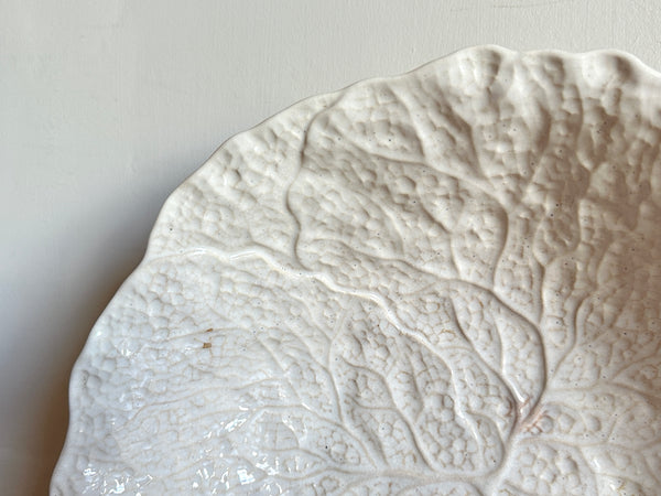 White Cabbage Leaf Bowl