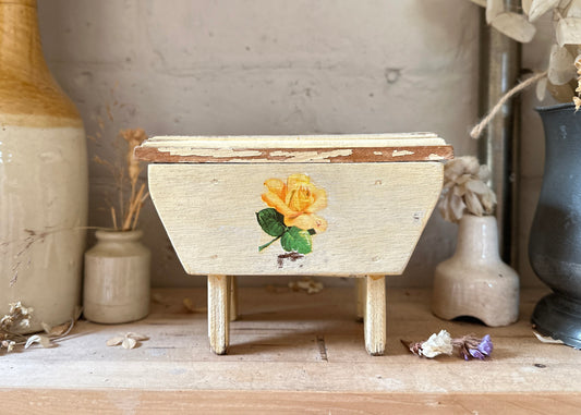 Wooden Stool Money Box