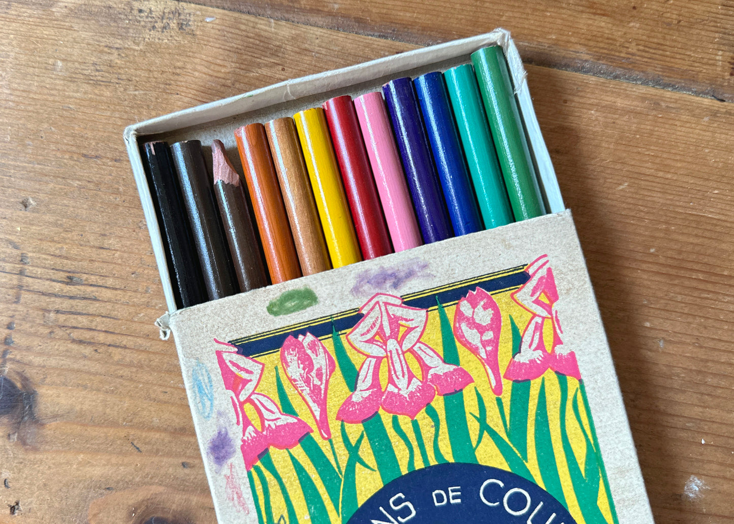 Antique French Pencil Crayons