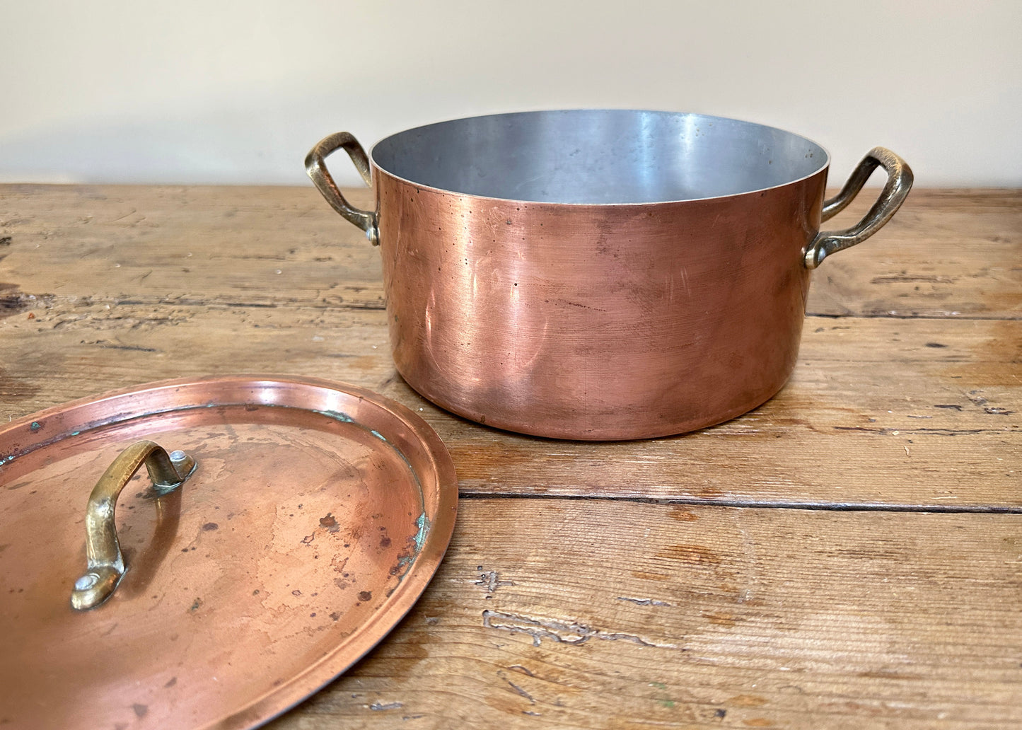 Lidded Copper Sauce Pan