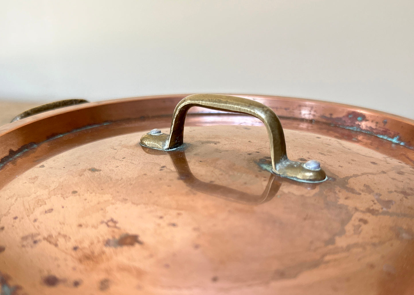 Lidded Copper Sauce Pan