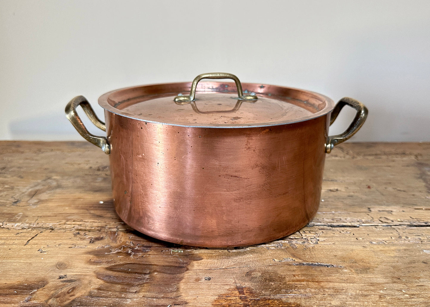 Lidded Copper Sauce Pan