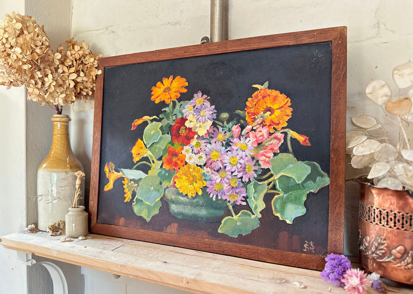 Floral Still Life Oil Painting