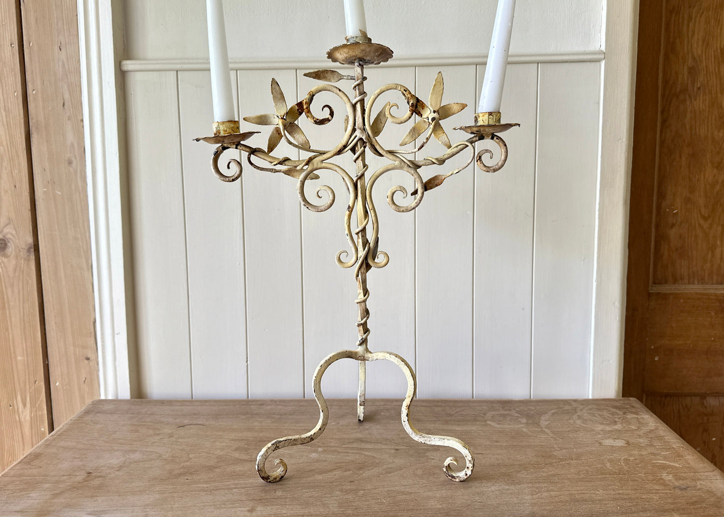 French Toleware Candle Holder