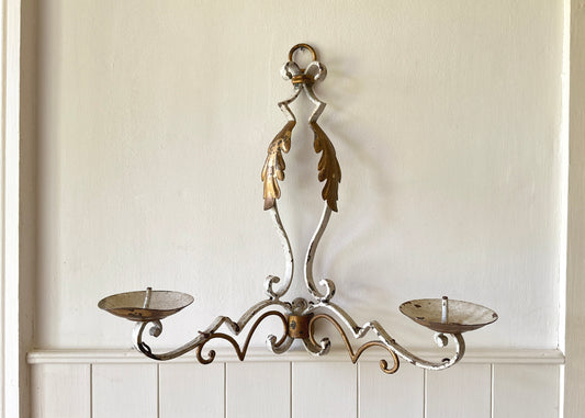 French Twin Candle Sconce