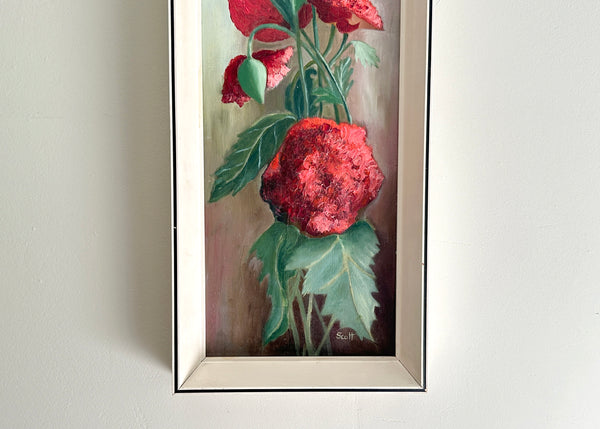Red Poppies Oil Painting