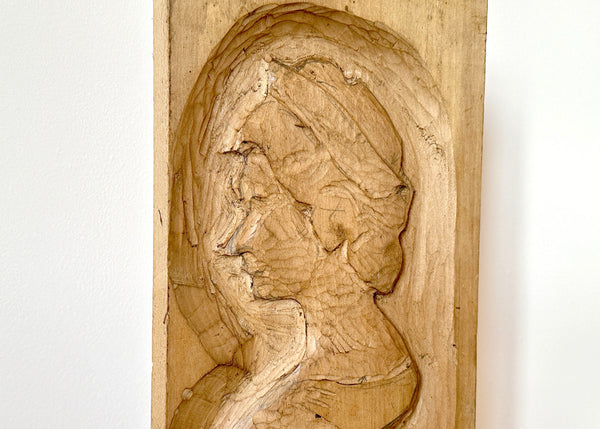 Queen Elizabeth Profile Carving