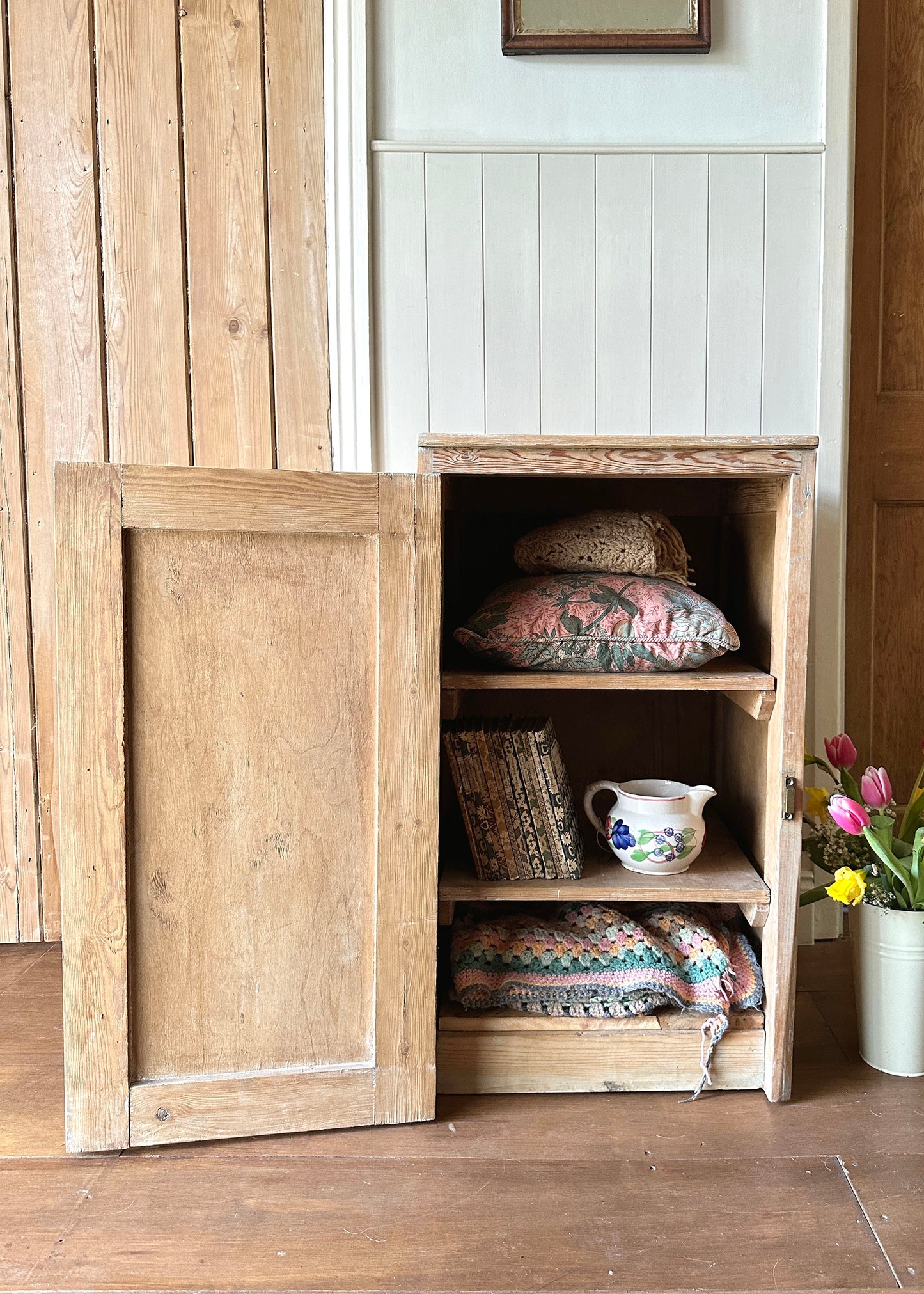 Stripped Pine Cabinet