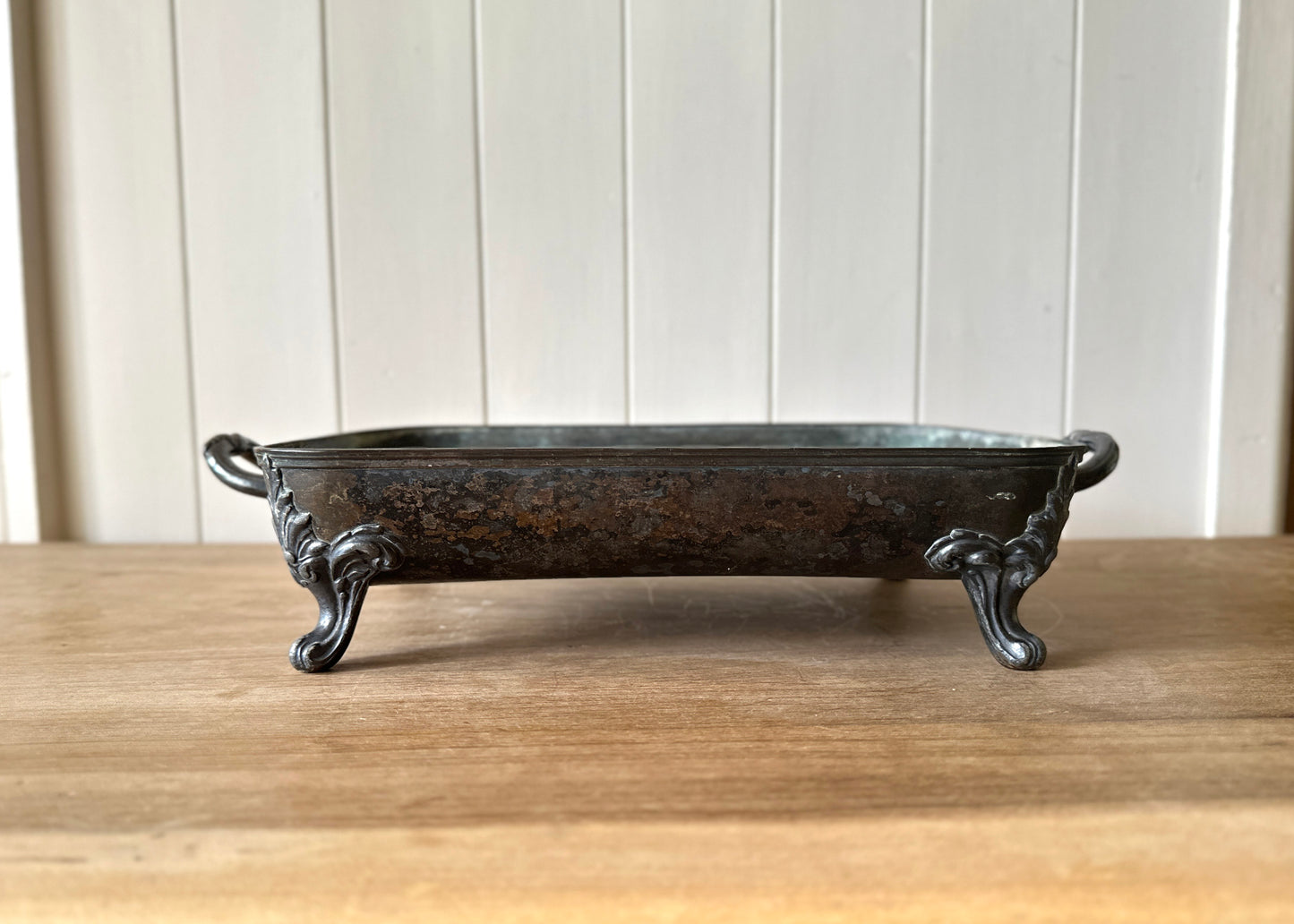 Antique Silver Serving Tray