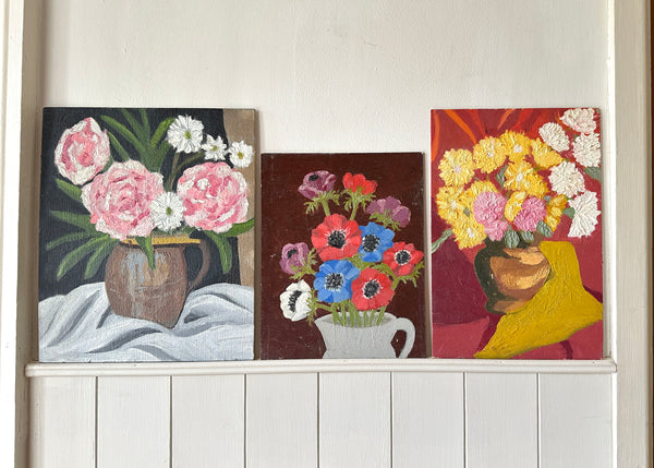 Anemone Flowers, Still Life Painting