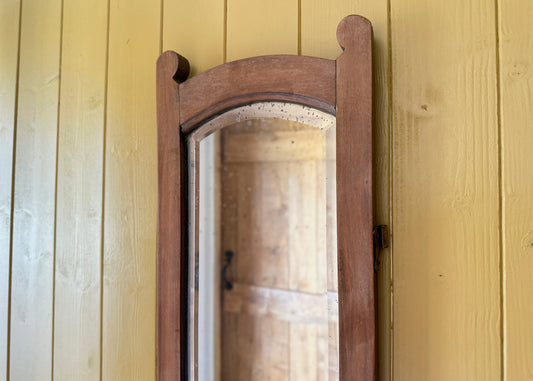 Antique Fruit Wood Mirror