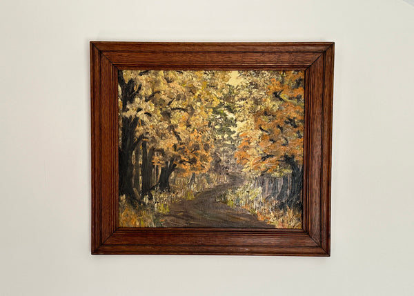 Impasto Trees Painting
