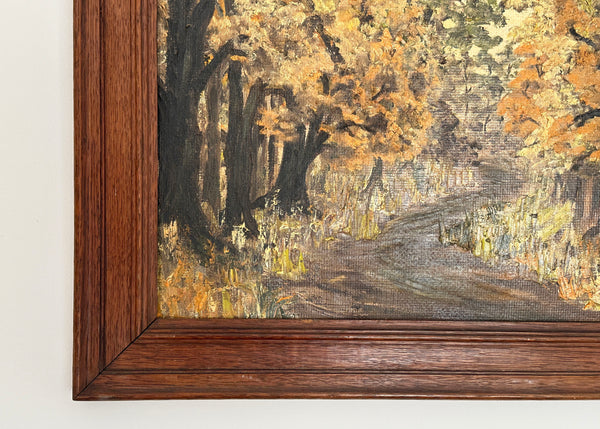 Impasto Trees Painting