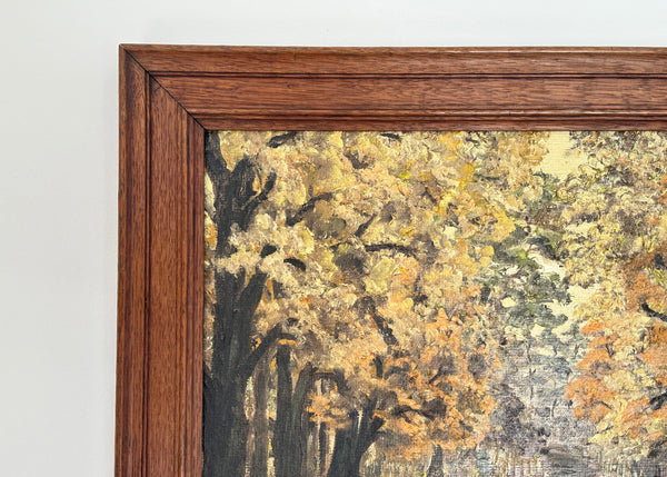 Impasto Trees Painting