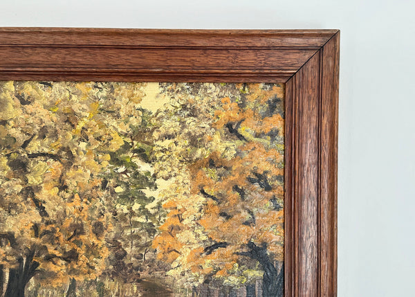 Impasto Trees Painting