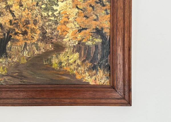 Impasto Trees Painting