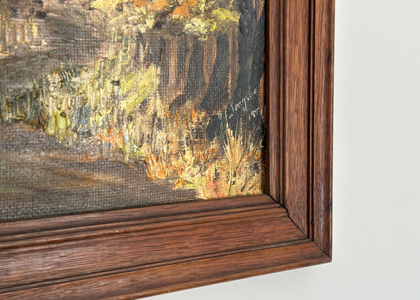Impasto Trees Painting