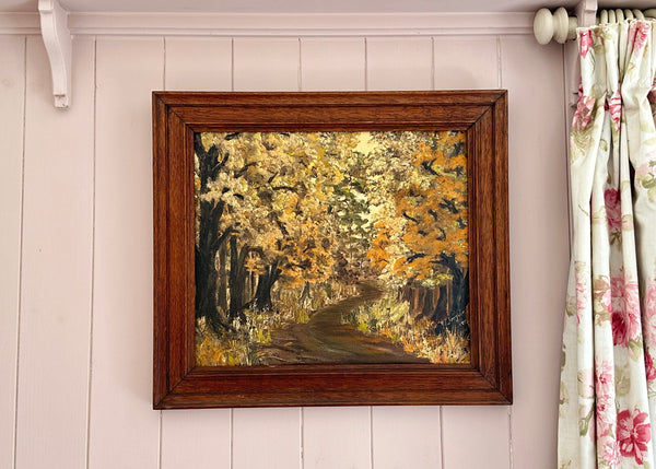 Impasto Trees Painting