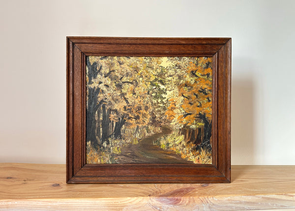 Impasto Trees Painting