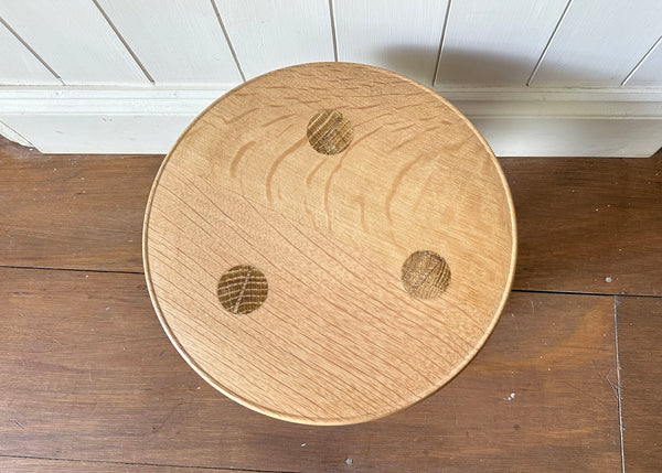 Short Bobbin Leg Milk Stool - Made by Alan