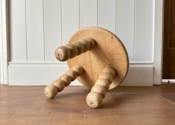 Short Bobbin Leg Milk Stool - Made by Alan