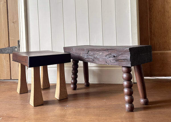 Plank Top Foot Stool - Made by Alan