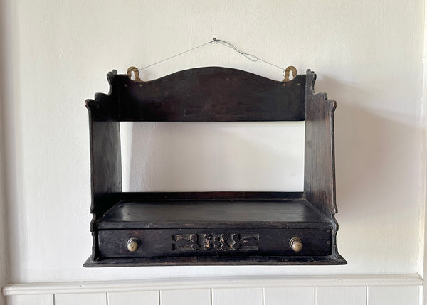 Folk Art Hanging Book Shelf