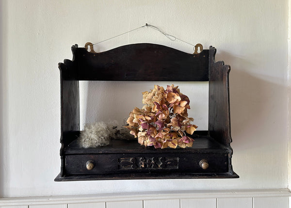 Folk Art Hanging Book Shelf