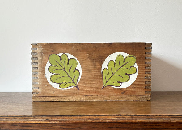 Hand Painted Wooden Seed Box