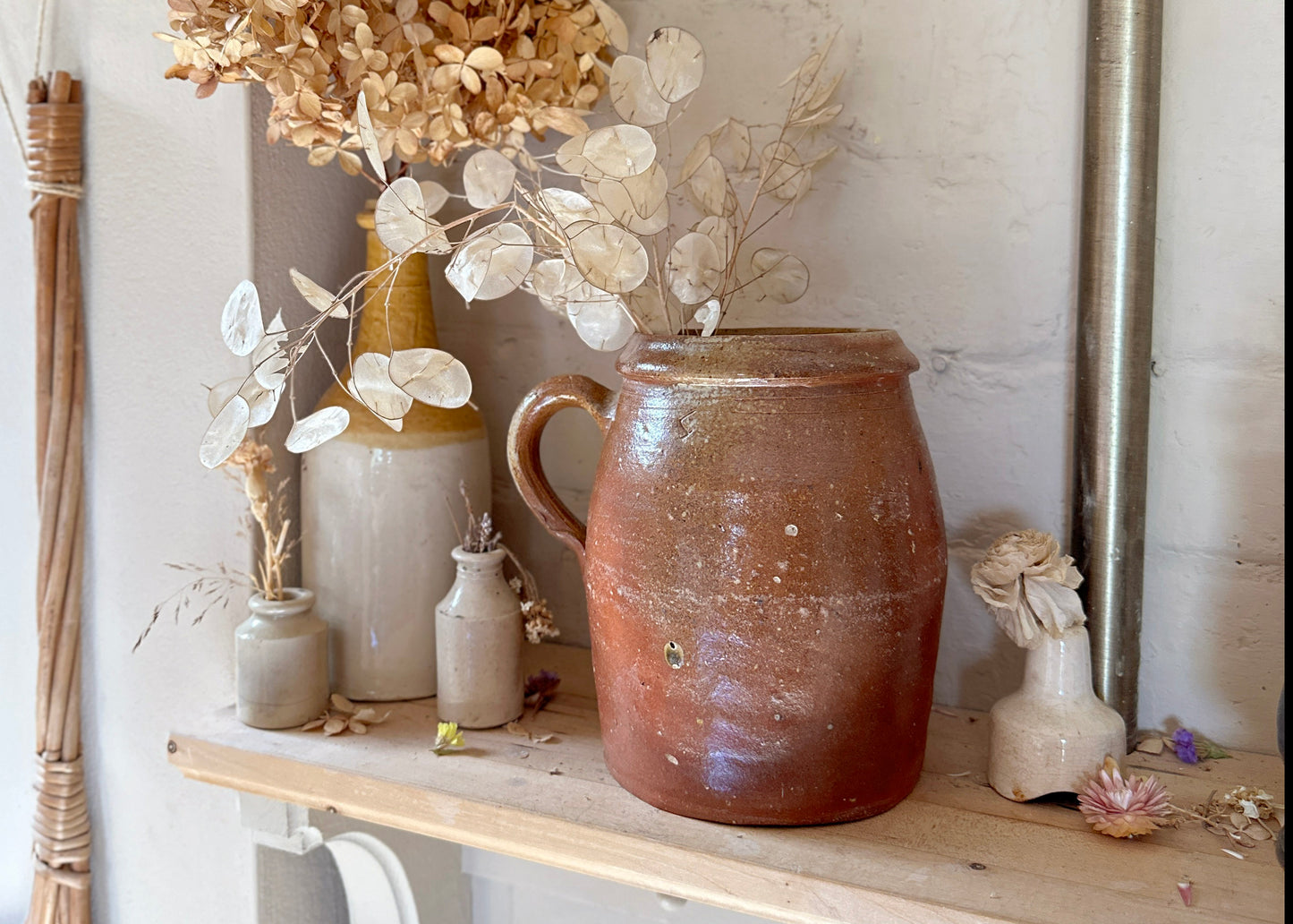 French Stoneware Jug, Pot En Gres