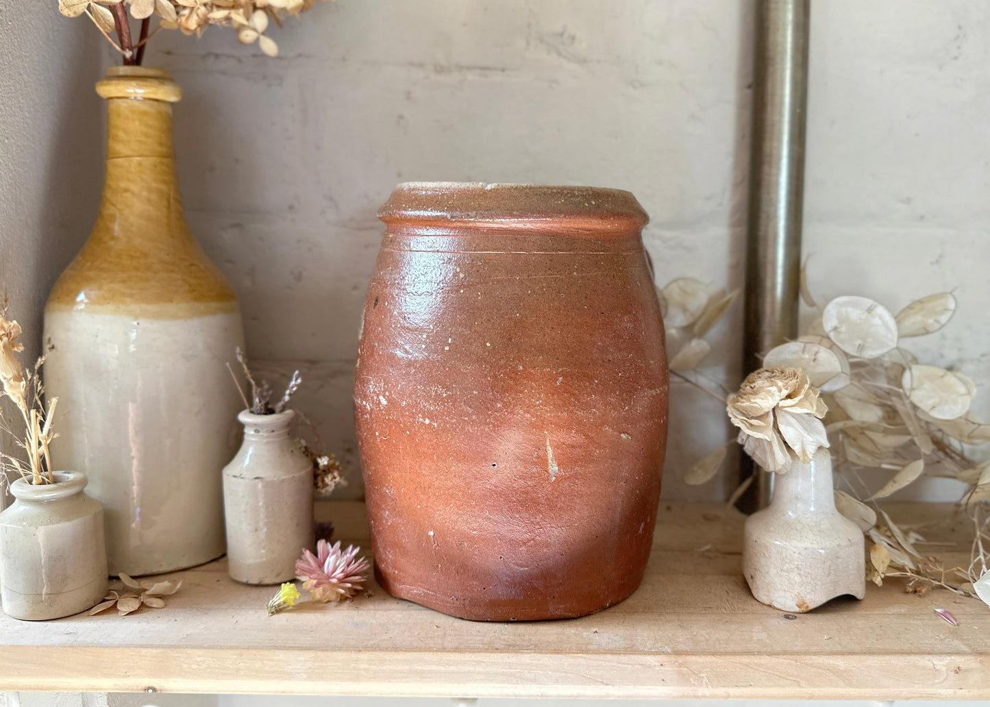 French Stoneware Jug, Pot En Gres