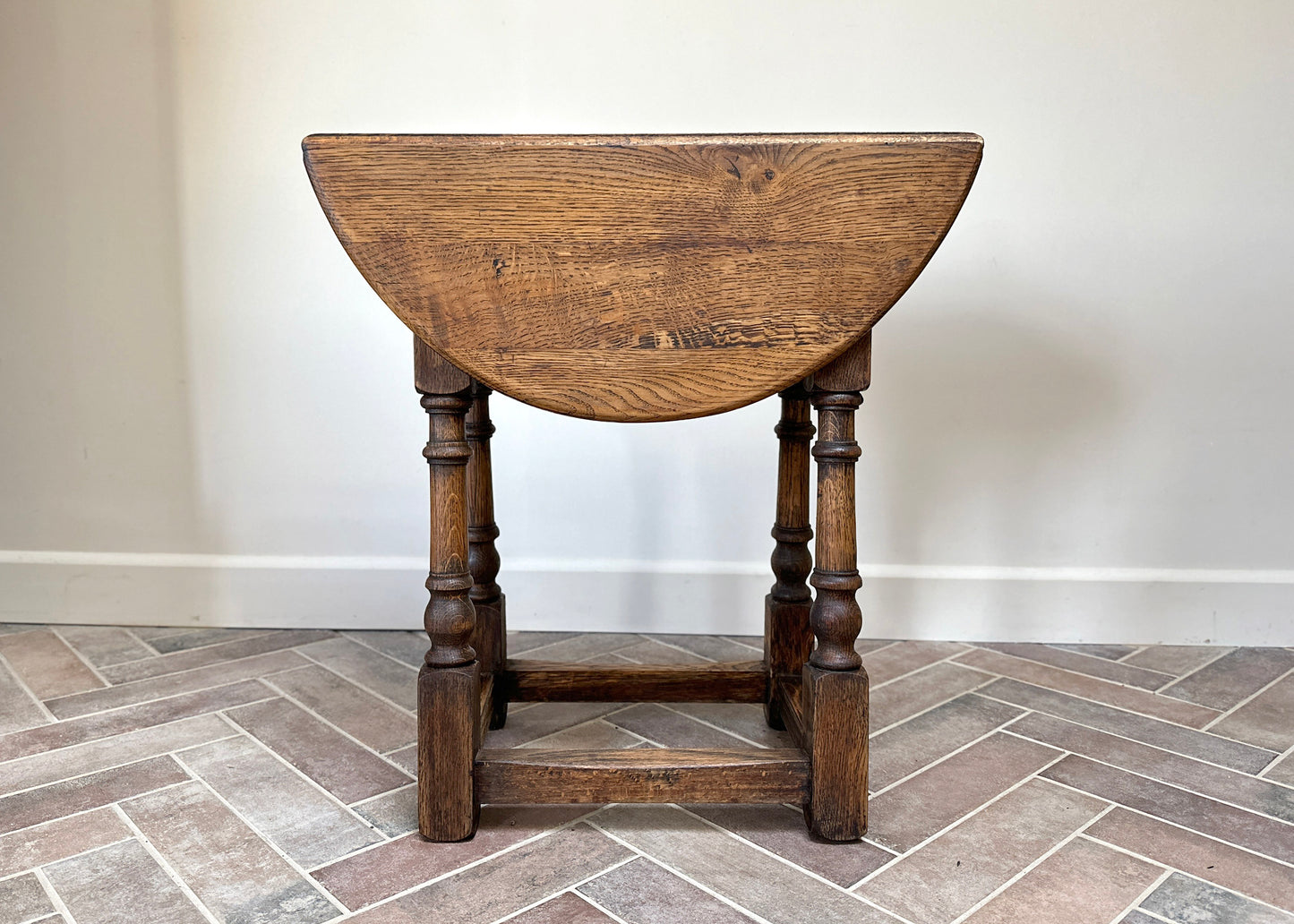 Drop Leaf Oak Side Table