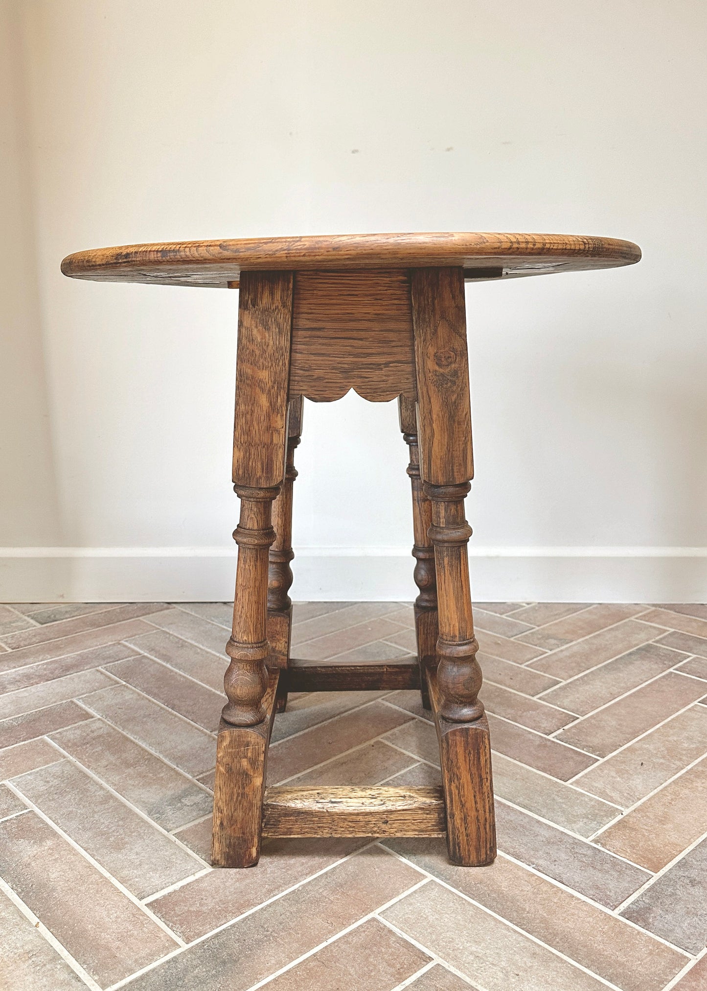 Drop Leaf Oak Side Table