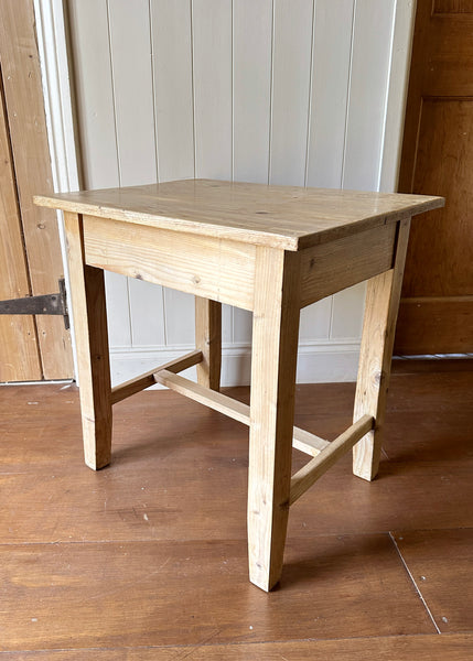 Stripped Pine Side Table