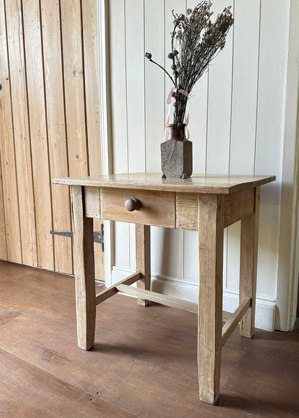Stripped Pine Side Table