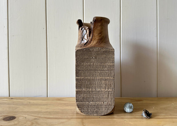 Hand Turned Oak Bottle- Made by Alan