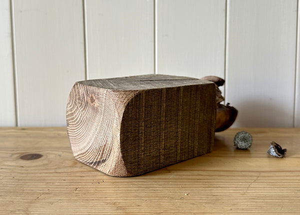 Hand Turned Oak Bottle- Made by Alan