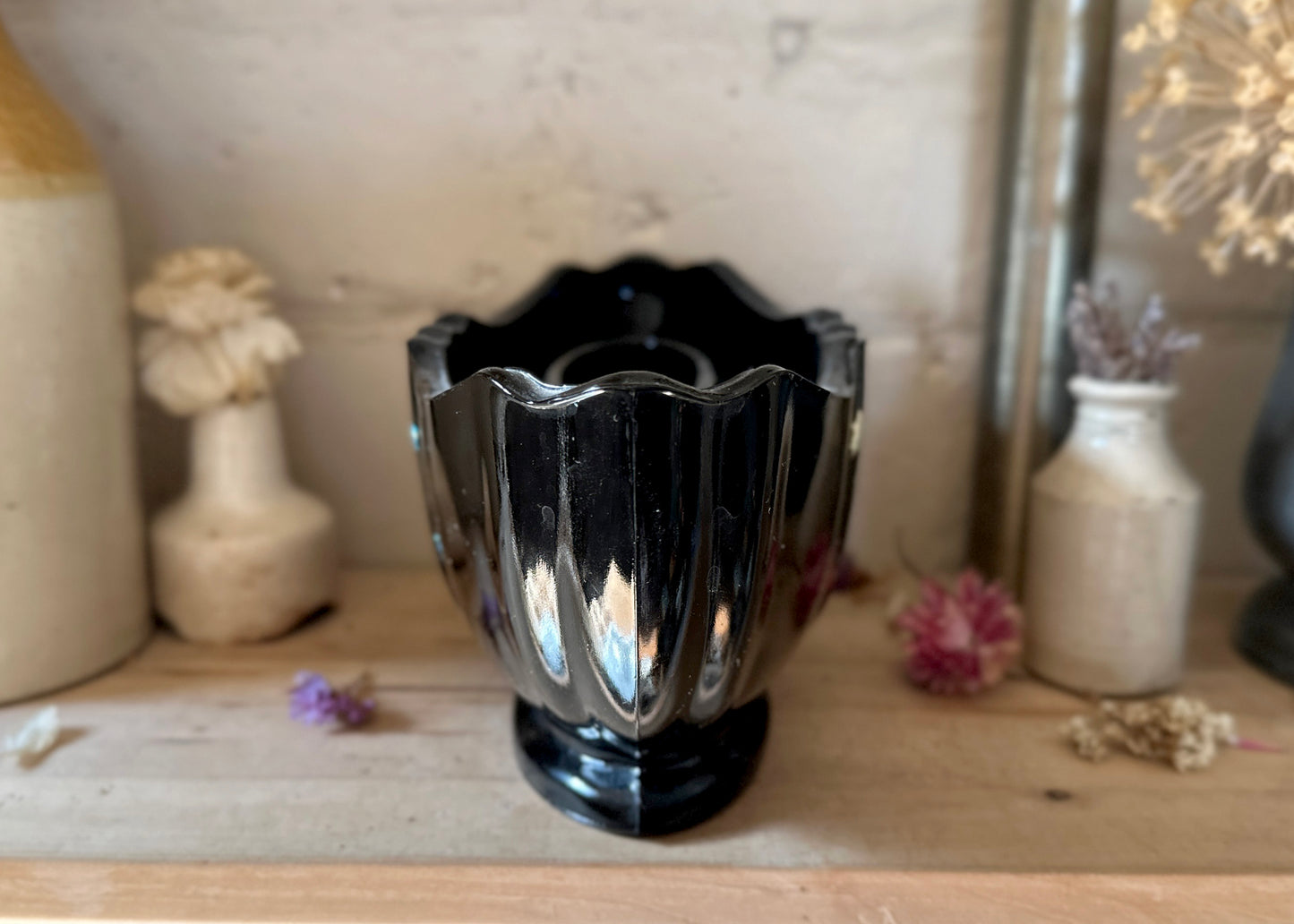 Hand Painted Mantle Vase