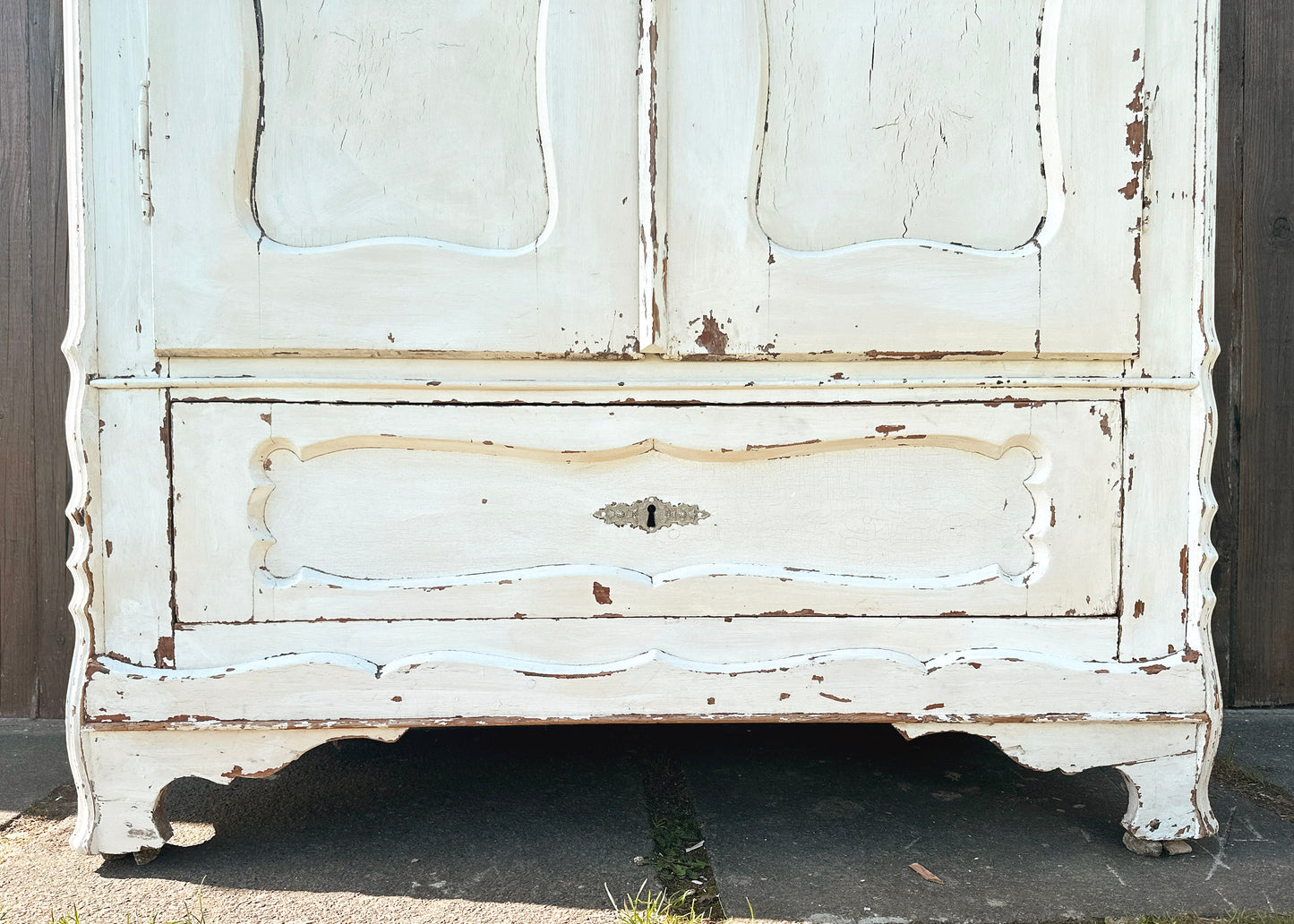 Antique French Armoire with Lock & Key