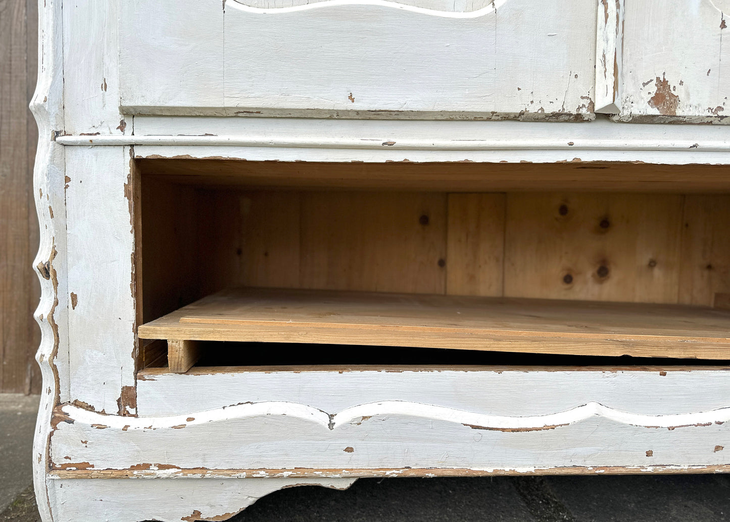 Antique French Armoire with Lock & Key