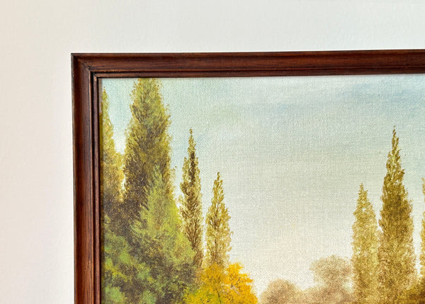Old Canal Lock Painting