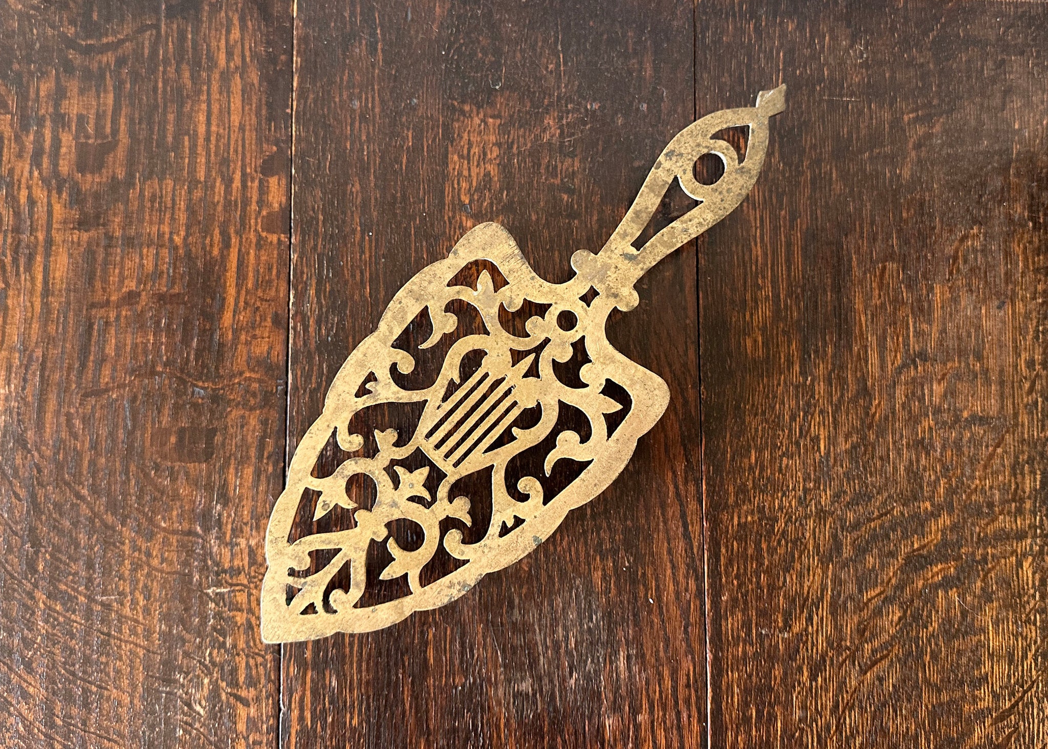 Cast Brass Trivet