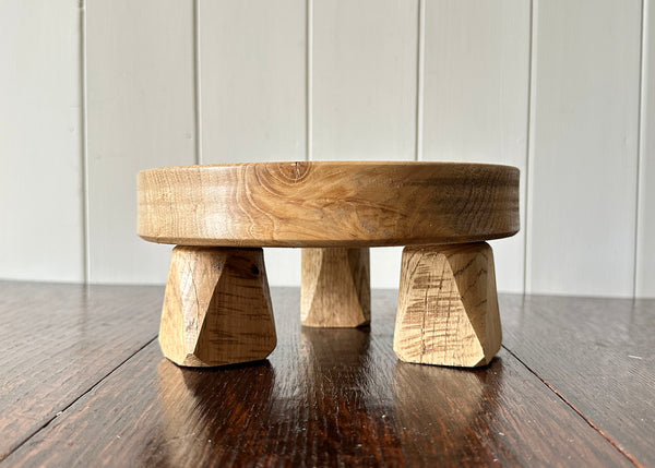 Stubby Oak Foot Stool - Made by Alan